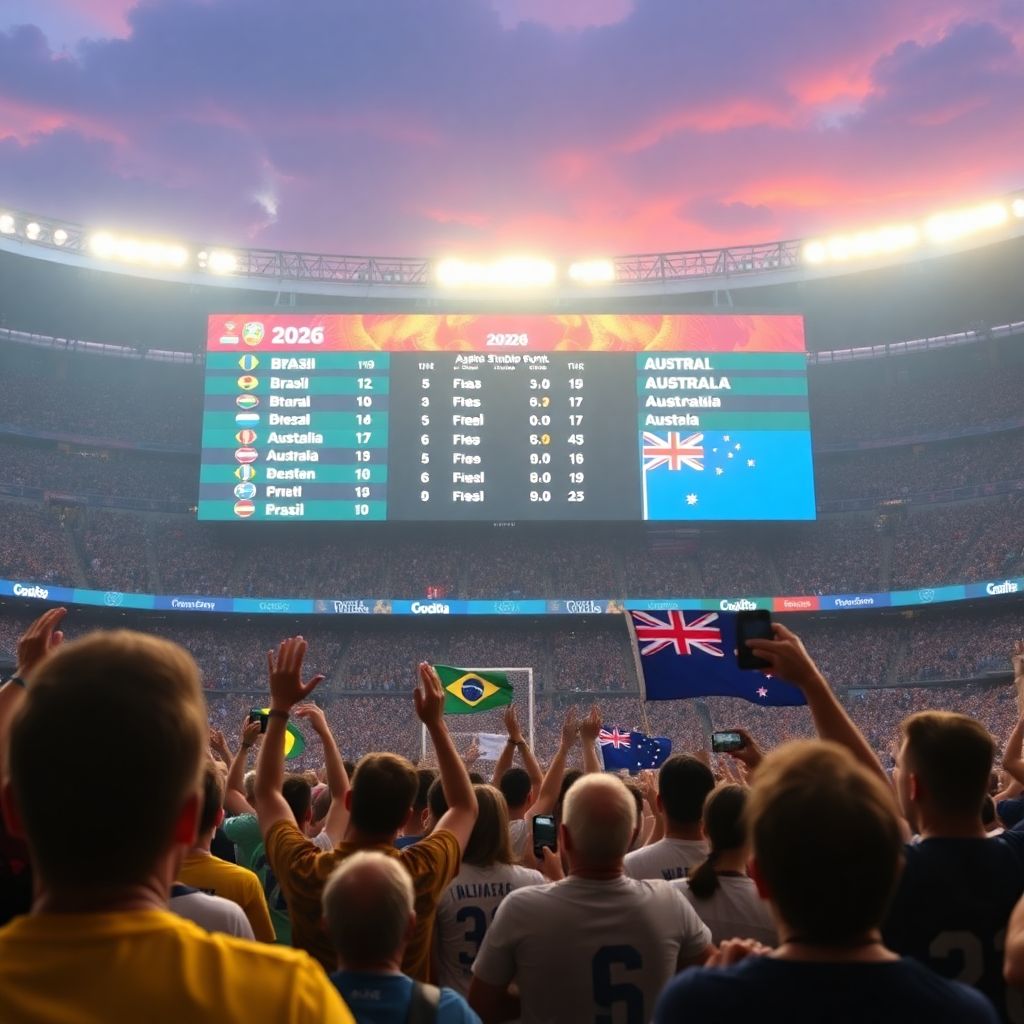 Mundial 2026: así quedan los grupos tras la jornada 1 con brasil y australia