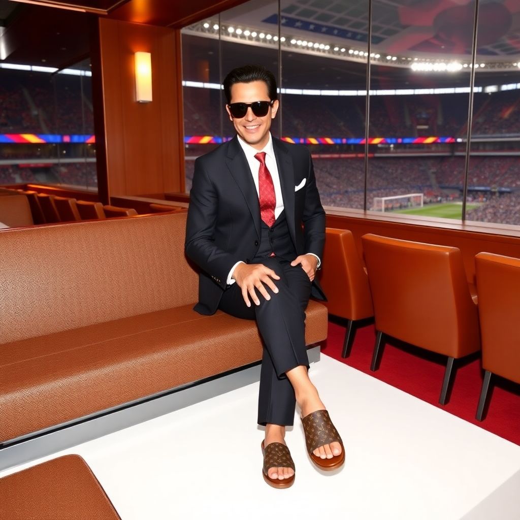 Jorge campos presume chanclas louis vuitton regaladas por infantino