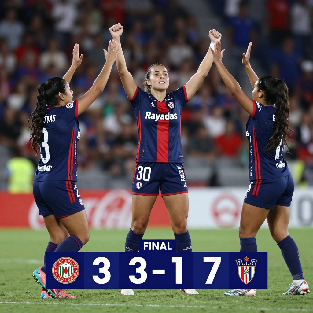 Rayadas golea 10-0 al necaxa con triplete de diana garcía en la liga femenil