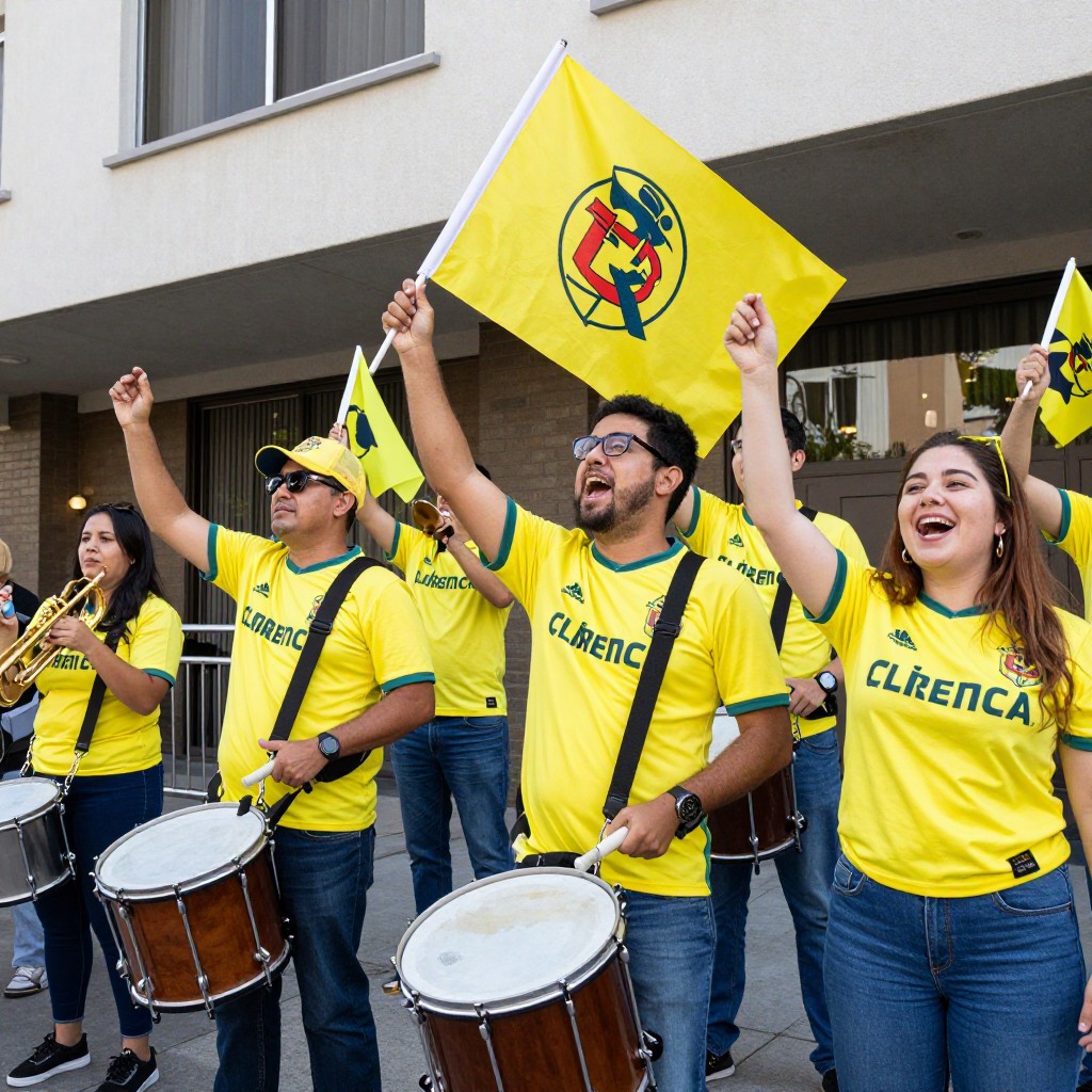 América recibe una serenata en san diego antes del amistoso contra cruz azul