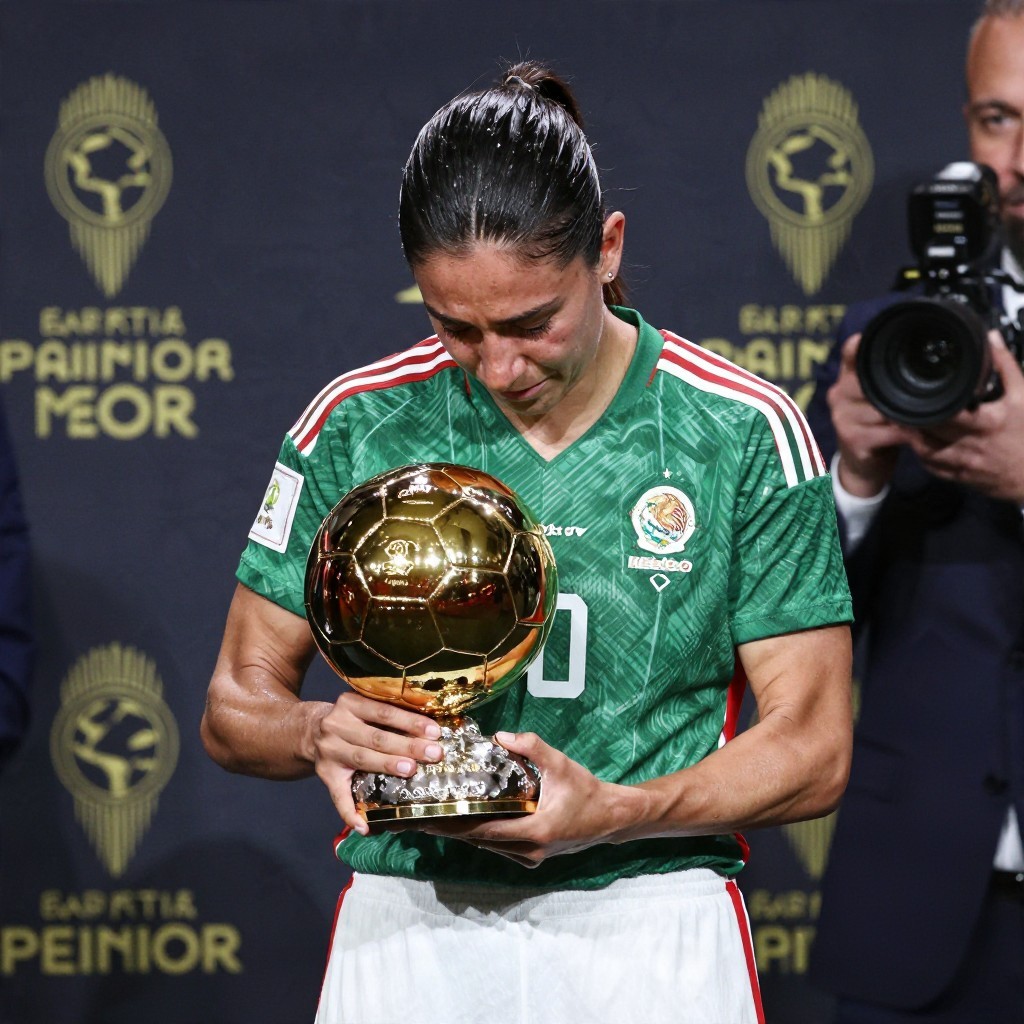 Charlyn corral gana el balón de oro como mejor delantera del mundo 2026