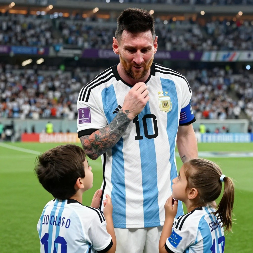 Messi se emocionó al escuchar el himno argentino en su despedida de la selección